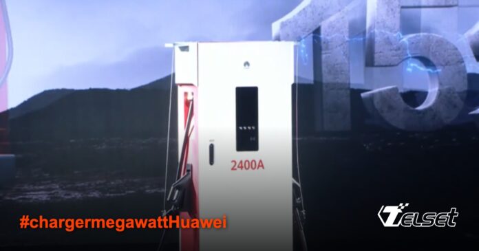 Charger megawatt Huawei dengan sistem pendinginan cair