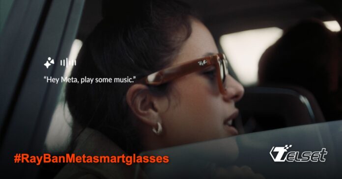 Ray Ban Meta glasses Skyler Shiny Chalky Gray dengan lensa Transitions Sapphire