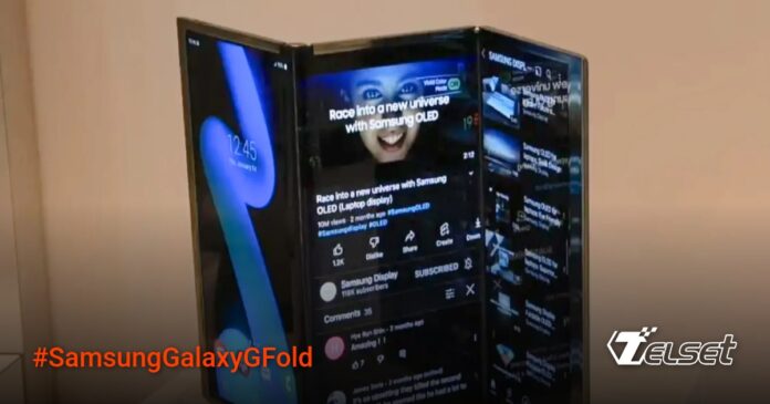Samsung Galaxy G Fold Bocor: Charging 25W, Masih Kalah dari Ponsel Mid-Range Bocoran desain Samsung Galaxy G Fold dengan layar lipat tiga