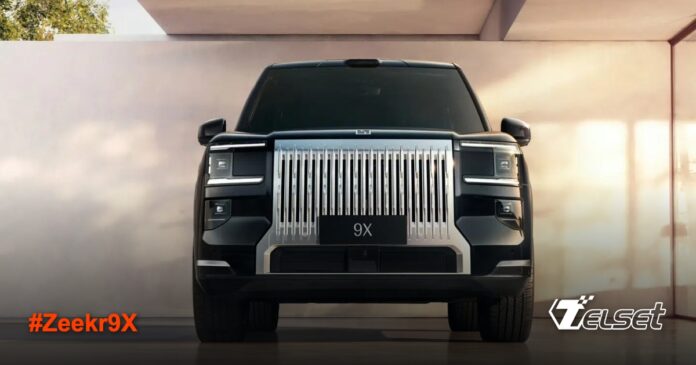 Zeekr 9X SUV listrik premium tampak depan dengan desain megah dan grille besar