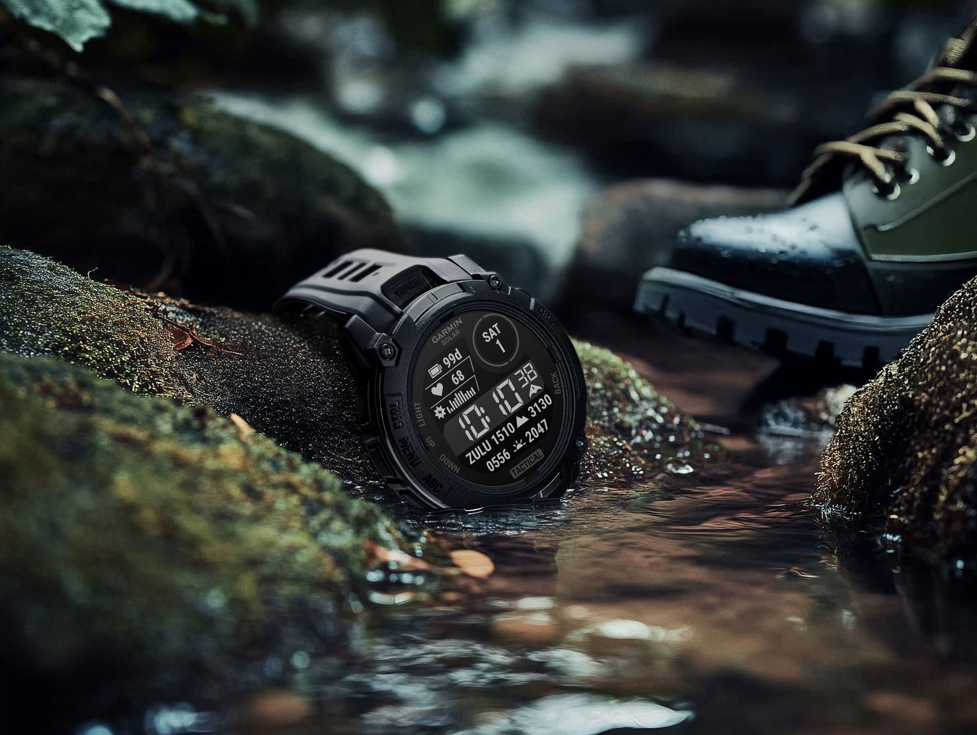 Content image for article: Garmin Instinct 3 Tactical Edition: Smartwatch Tangguh untuk Misi Ekstrem