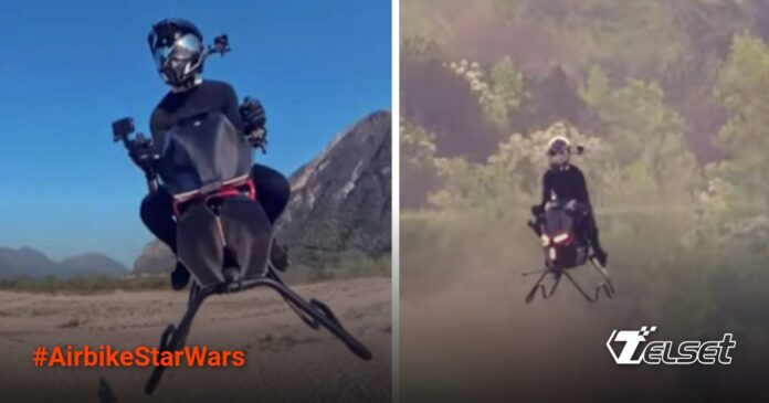 Airbike Gaya Star Wars Terbang di Langit, Kecepatan 200 Km/Jam Ubah Fiksi Jadi Nyata Airbike Gaya Star Wars Terbang di Langit dengan Kecepatan Tinggi