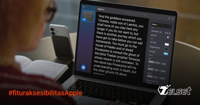 Apple Luncurkan Fitur Aksesibilitas Terbaru untuk Pengguna Disabilitas Tampilan antarmuka fitur aksesibilitas terbaru Apple di perangkat iPhone dan MacBook