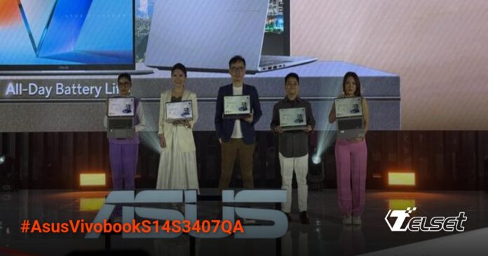 Asus Vivobook S14 (S3407QA) Resmi di Indonesia: Laptop AI Tangguh dengan Baterai 16 Jam Asus Vivobook S14 S3407QA dengan layar 14 inci dan bodi metal
