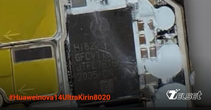 Huawei nova 14 Ultra teardown memperlihatkan chipset Kirin 8020