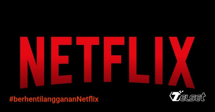 Ilustrasi proses berhenti langganan Netflix di perangkat mobile
