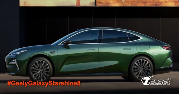 Geely Galaxy Starshine 8: Sedan Hybrid Premium dengan Jarak Tempuh Fantastis Geely Galaxy Starshine 8 sedan hybrid premium tampak depan dengan desain modern