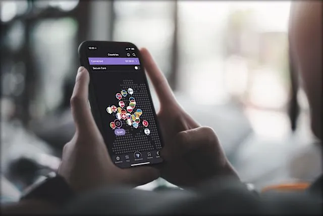 Perbandingan keamanan dengan dan tanpa VPN di iPhone