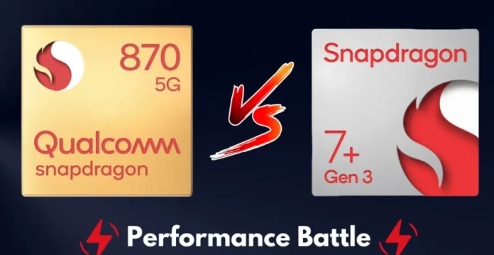Perbandingan performa Snapdragon 7 Gen 3 vs Snapdragon 870