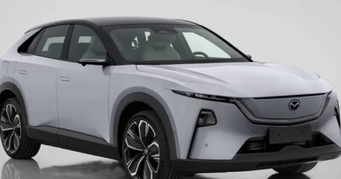 Mazda EZ-60 SUV listrik mid-size dengan desain futuristik dan lampu LED full-width