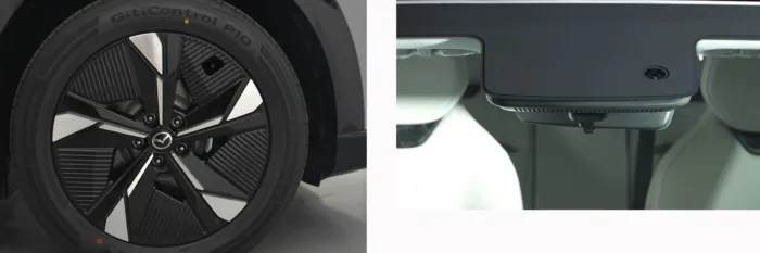 Mazda EZ-60 tampak depan dengan desain futuristik