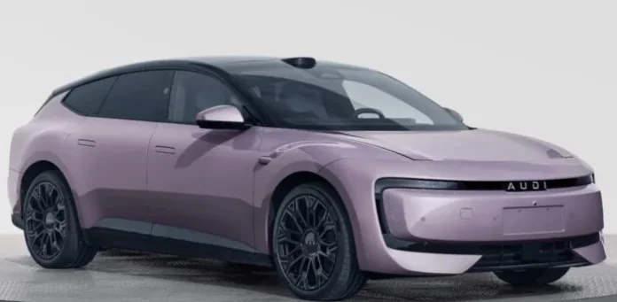 Audi E5 Sportback versi produksi tampak depan