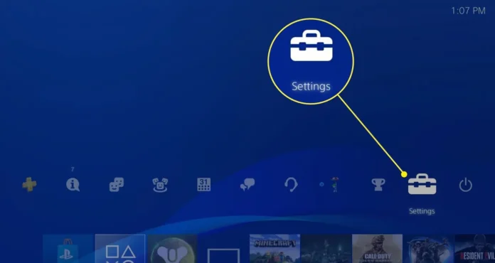 image-1748159669531-1525.webp Menu Settings di PS4 untuk menghubungkan headphone Bluetooth