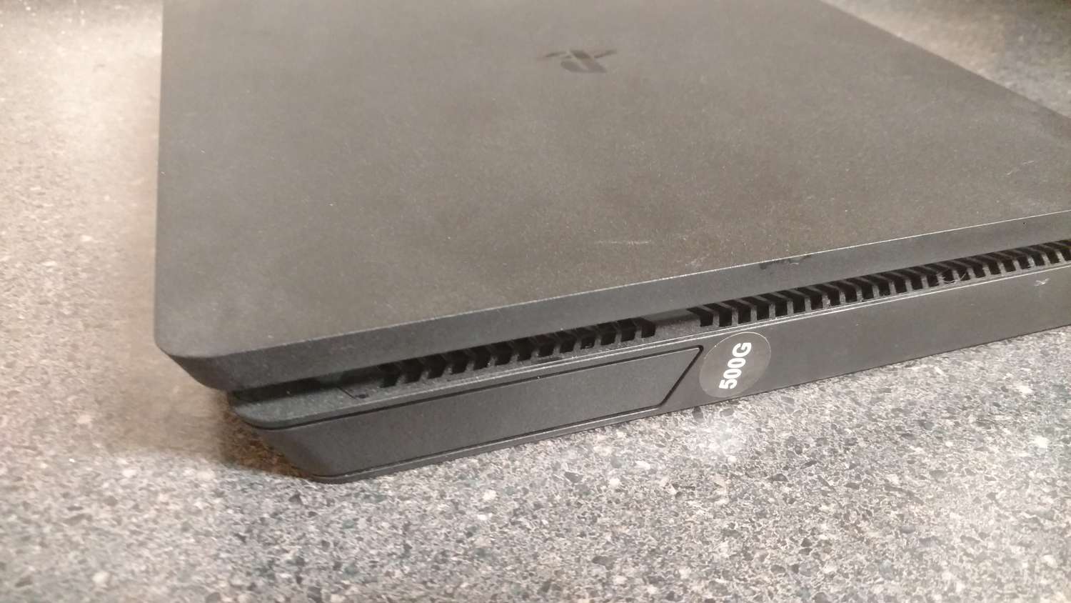 Back side of the PS4 Slim