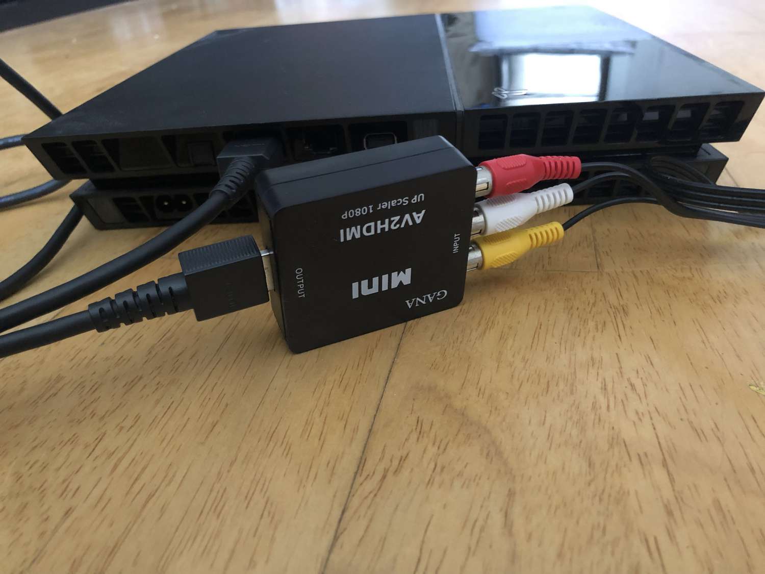 Plug the HDMI cable into the converter.