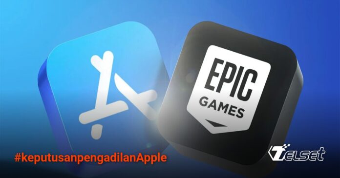 Kekalahan Apple di Pengadilan AS: Era Baru Kebebasan Aplikasi? Gedung Apple Store dengan logo Apple besar di depan