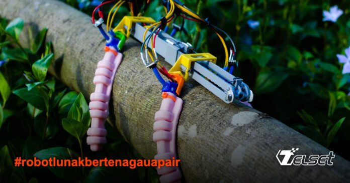 Robot Lunak Generasi Baru Ini Ditenagai oleh Uap Air! Robot lunak bertenaga uap air merangkak di permukaan alami