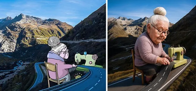 Perbandingan karya lama dan baru Lucas Levitan