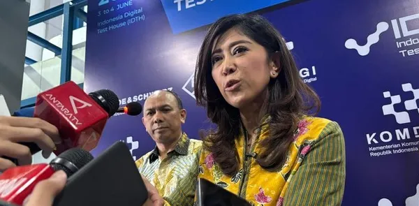 Menkomdigi Meutya Hafid saat memberikan keterangan tentang PDN 1