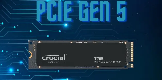 Ilustrasi perkembangan teknologi SSD dari PCIe 4.0 hingga 6.0