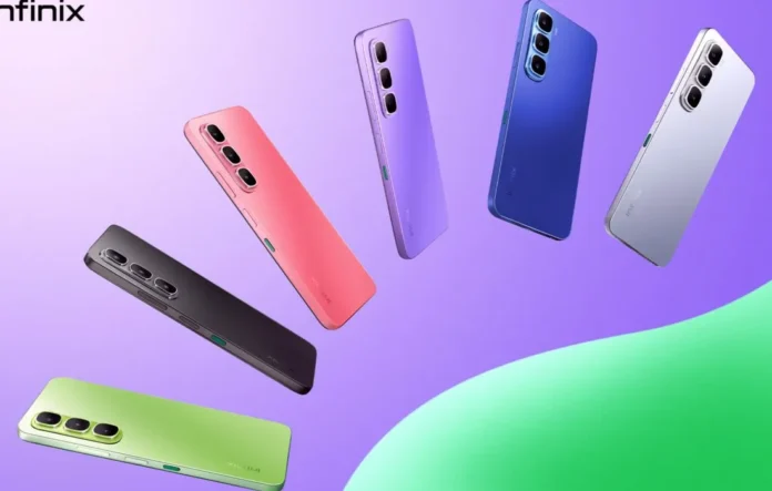 image-1751625660988-2992.webp Infinix HOT 60i smartphone dengan layar 6,7 inci dan desain stylish
