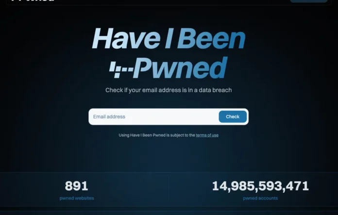 Ilustrasi cek kebocoran password di layar komputer