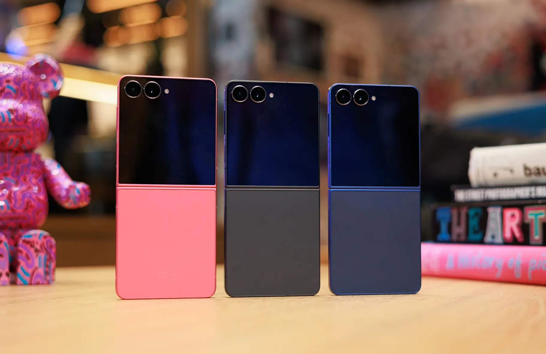 Z Flip 7. | Image Credit - PhoneArena - Galaxy Z Flip 7 arrives: bigger screens, thinner body, and ready to rule foldables