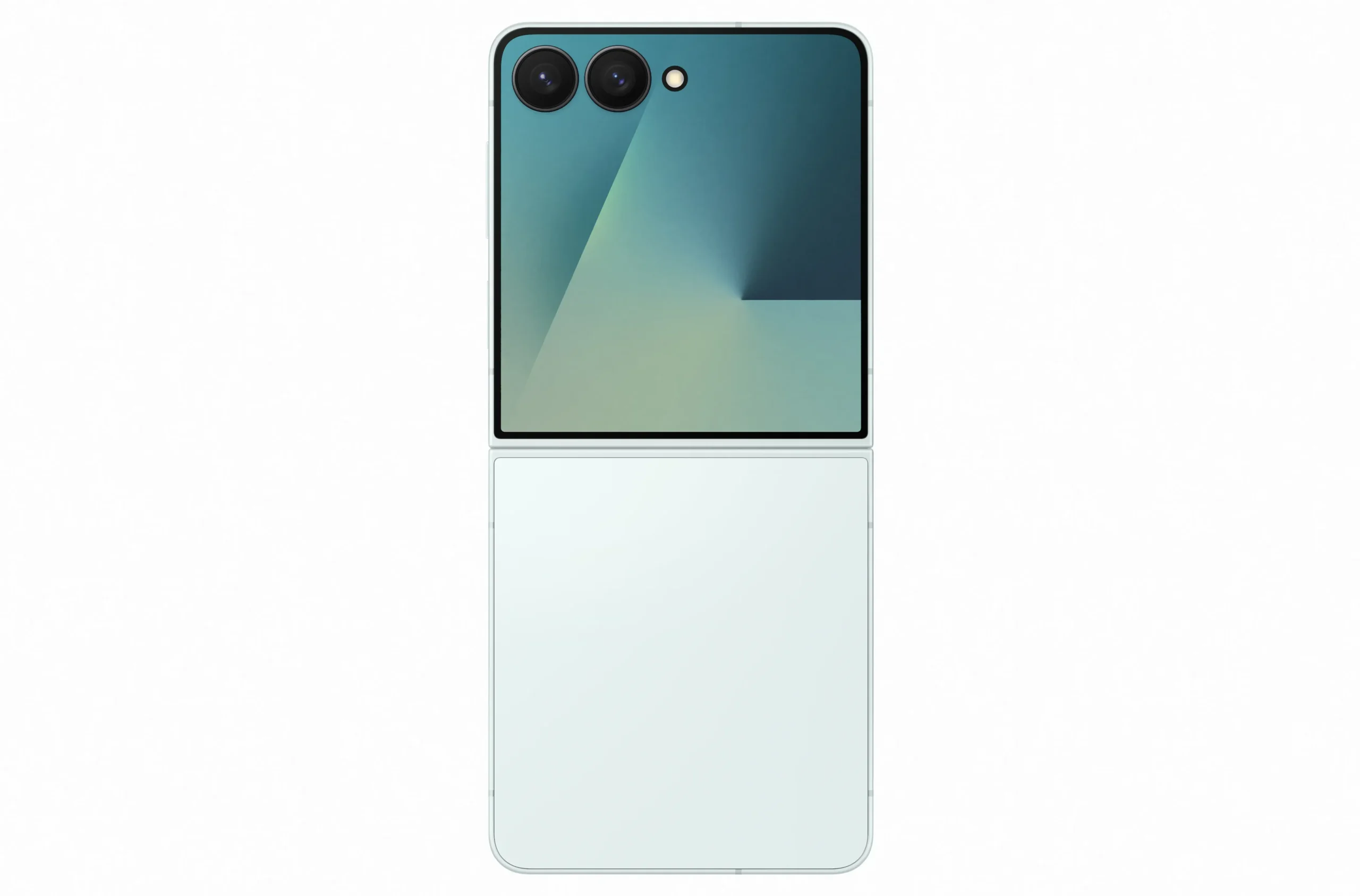 The Z Flip 7 in Mint. | Image Credit - Samsung - Galaxy Z Flip 7 colors: all the official hues