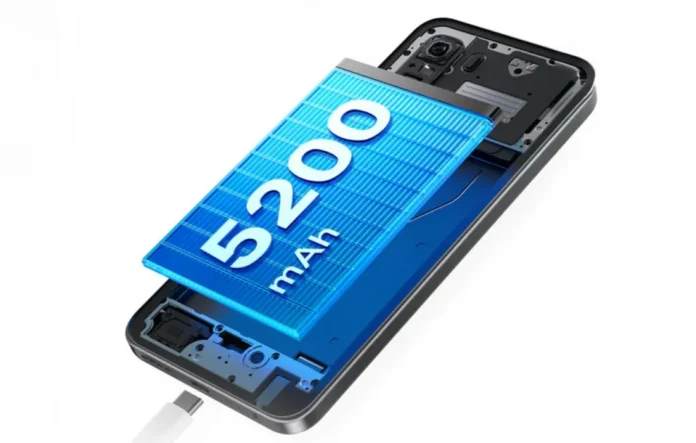 image-1752301321190-5310.webp Infinix Hot 60 5G smartphone dengan layar 6.7 inci dan desain modern