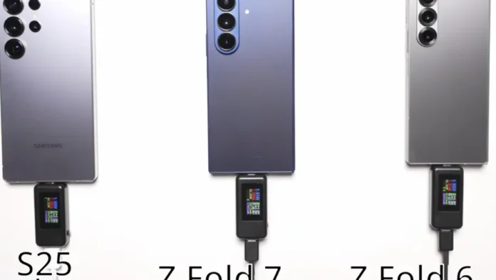 image-1752853934776-4596.webp Perbandingan Samsung Galaxy Z Fold7 dan Z Fold6 dalam uji charging