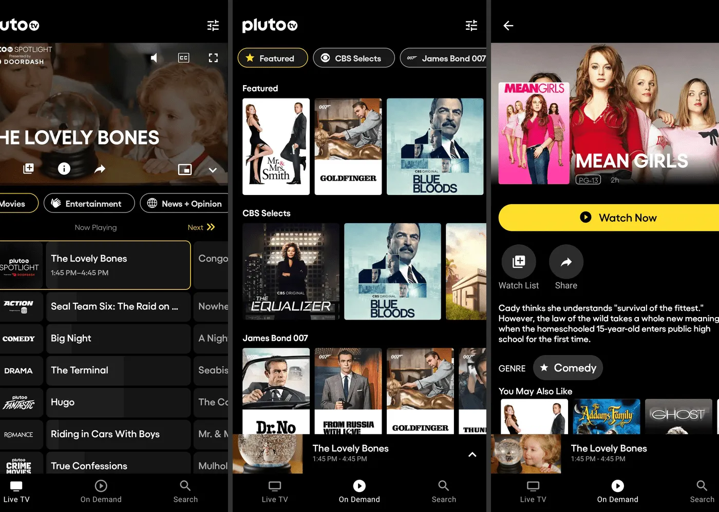 Pluto TV free movie app for Android