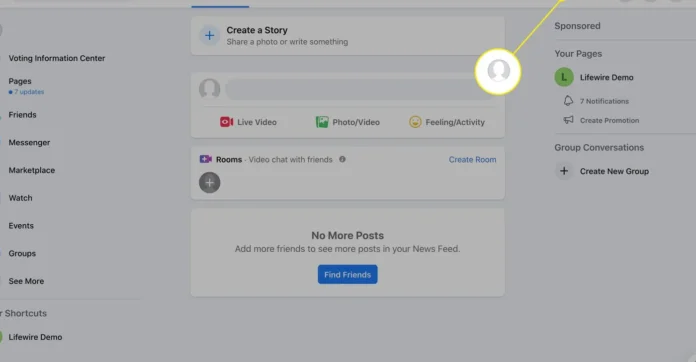 image-1753590058114-9236.webp Tombol Profile di Facebook untuk mengakses pengaturan postingan