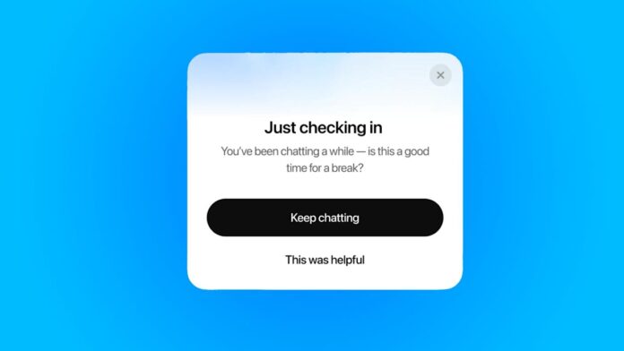 ChatGPT Kini Ingatkan Pengguna untuk Istirahat, Ini Alasannya ChatGPT Kini Ingatkan Pengguna untuk Istirahat, Ini Alasannya