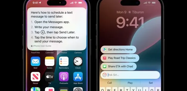 image-1754287649828-9144.webp Markas besar Apple dengan grafis konsep AI yang merepresentasikan tim AKI dan pengembangan pencarian ala ChatGPT