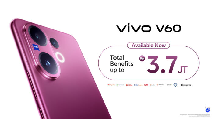Vivo V60 Resmi di Indonesia: Kamera Telephoto 50MP untuk Pestapora Vivo V60 Resmi di Indonesia: Kamera Telephoto 50MP untuk Pestapora