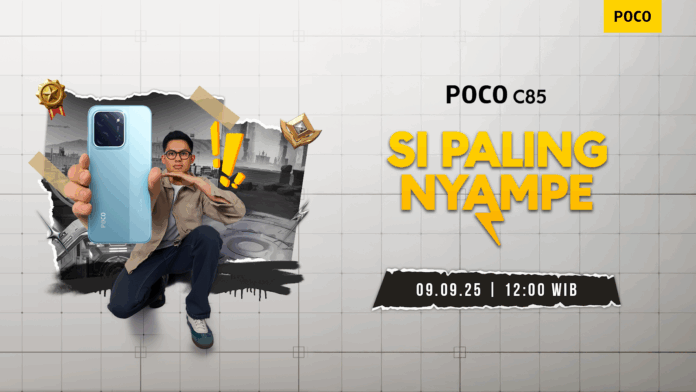 POCO C85 Bakal Rilis Tanggal 9 September, Diperkuat Baterai 6000mAh