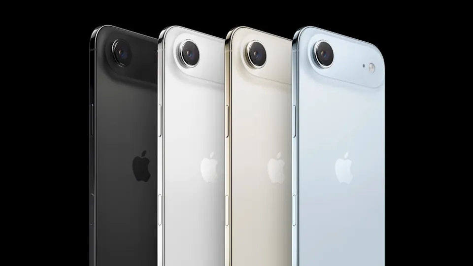 Four iPhone Airs. (Apple)