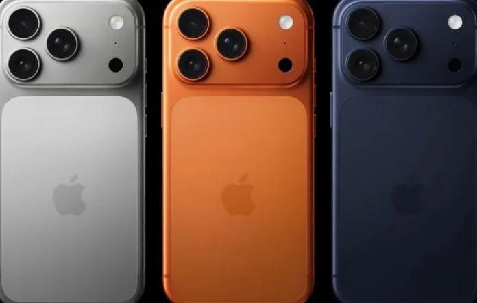 Grafik pertumbuhan pengiriman chip smartphone dengan kecerdasan artifisial generatif tahun 2025