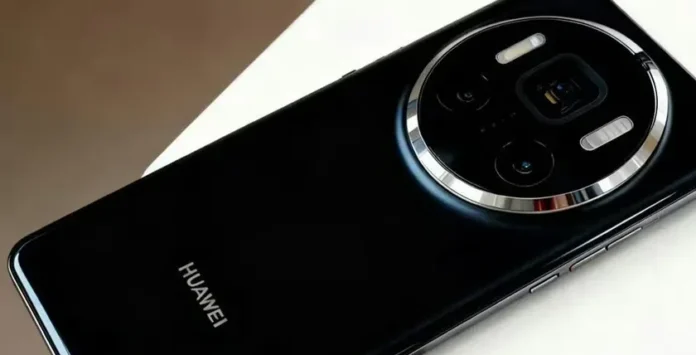 Ilustrasi smartphone flagship Huawei Mate 80 Pro+ dengan desain premium dan layar melengkung halus