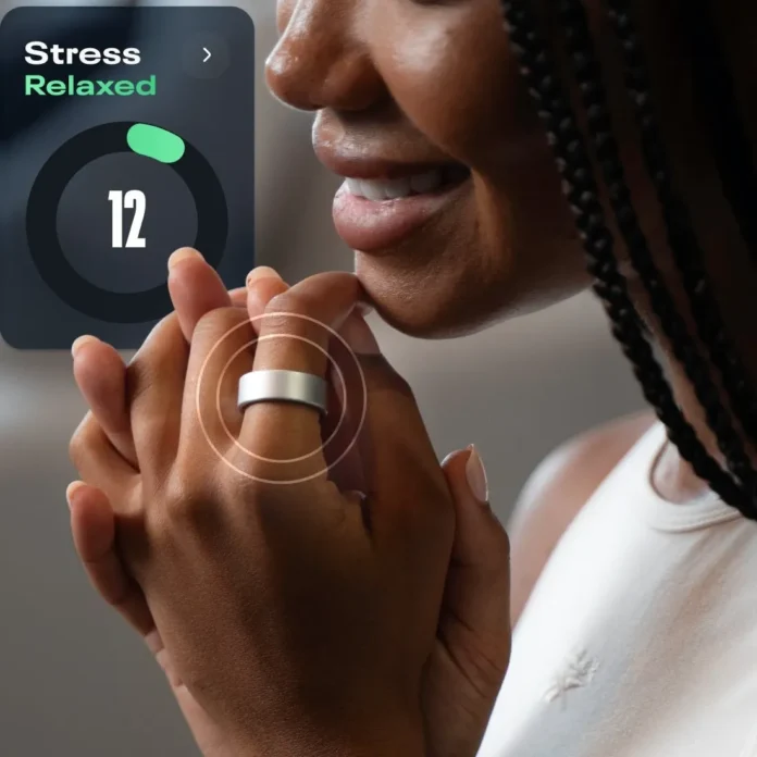 Reebok Smart Ring - Cincin pintar kebugaran titanium dengan sensor pelacak kesehatan