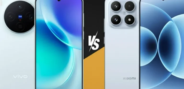 Vivo X300 vs Xiaomi 17: Duel Flagship Android 2025 yang Sengit Perbandingan visual Vivo X300 dan Xiaomi 17 - dua smartphone flagship Android 2025 dengan desain premium
