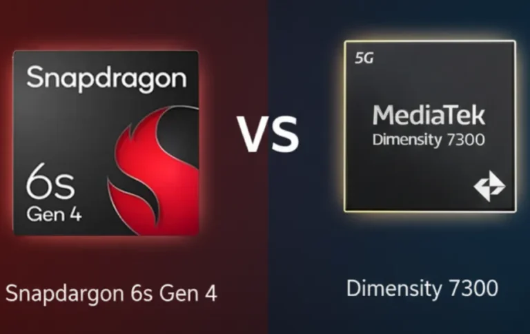 Snapdragon 6s Gen 4 vs Dimensity 7300: Duel Sengit Chipset Murah Ilustrasi perbandingan visual chipset Snapdragon 6s Gen 4 versus MediaTek Dimensity 7300 untuk smartphone kelas menengah