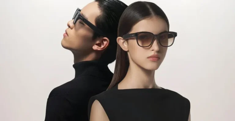 Meizu StarV Snap: Kacamata AI dengan Chip Snapdragon AR1 Meizu StarV Snap AI glasses dengan desain elegan dalam warna Amber Brown dan Midnight Black