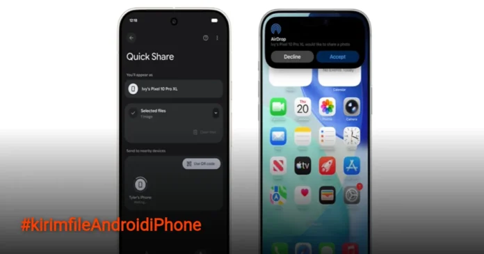 Google Bikin Kirim File Android-iPhone Semudah AirDrop