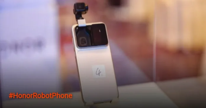 Honor Robot Phone: Kamera Gimbal Bergerak yang Bisa Ikuti Wajah Anda