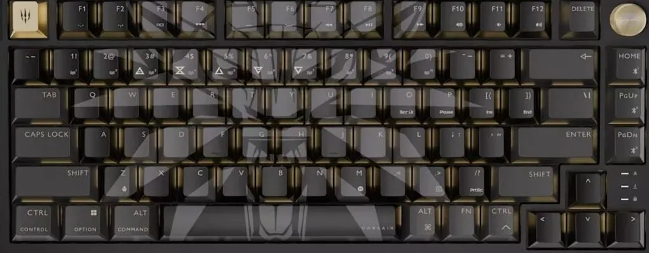 CORSAIR M75 WIRELESS Gaming Mouse edisi The Witcher 3 dengan tema Eredin King of the Wild Hunt