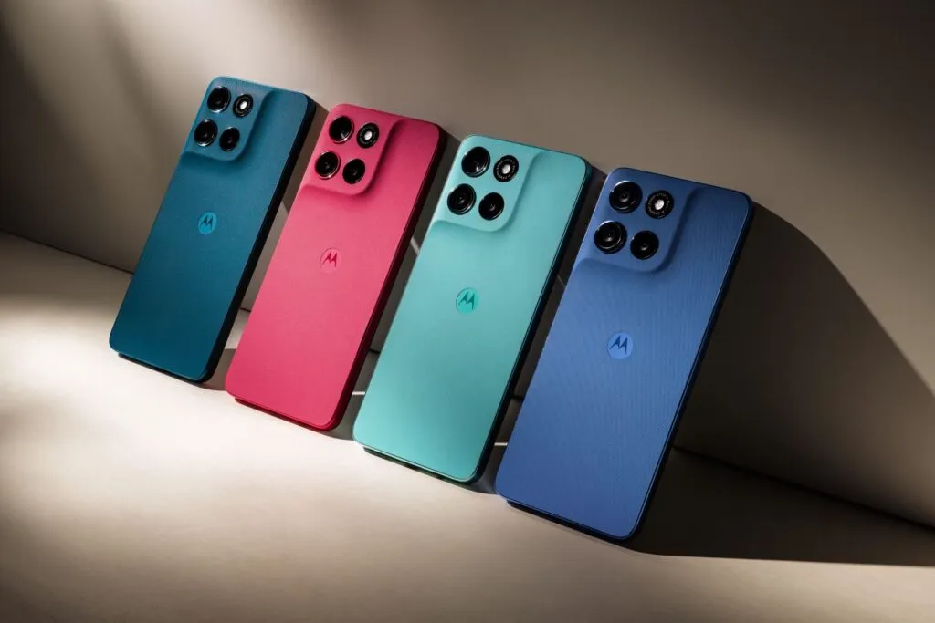 Moto G57 dan G57 Power tampak depan