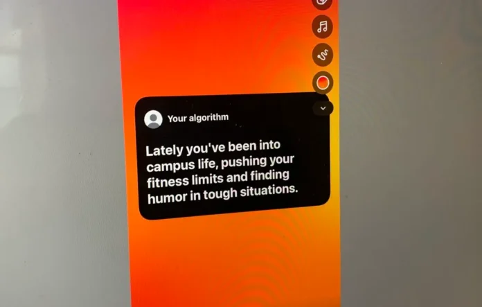 Ilustrasi tren Your Algorithm yang sedang viral di Instagram Story menampilkan rangkuman algoritma personal