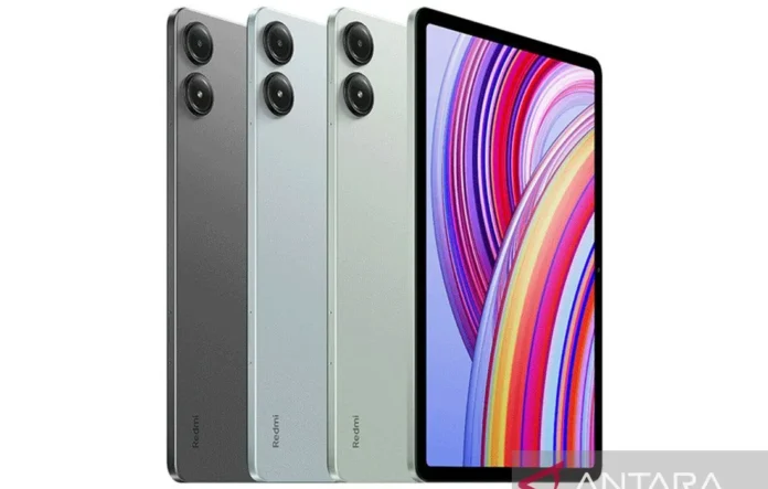 Redmi Pad 2 Pro tablet dengan layar 12,1 inci dan desain metalik ramping