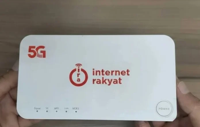 Ilustrasi internet rakyat 5G FWA Surge dengan teknologi Open RAN